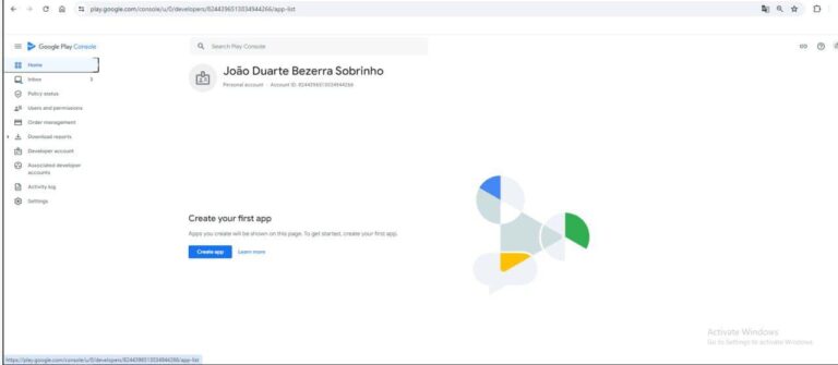 google play developer account​